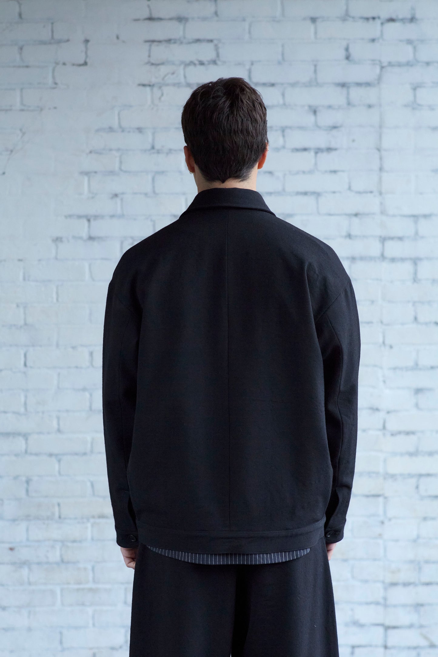Dad's Jacket in Wool Gabardine