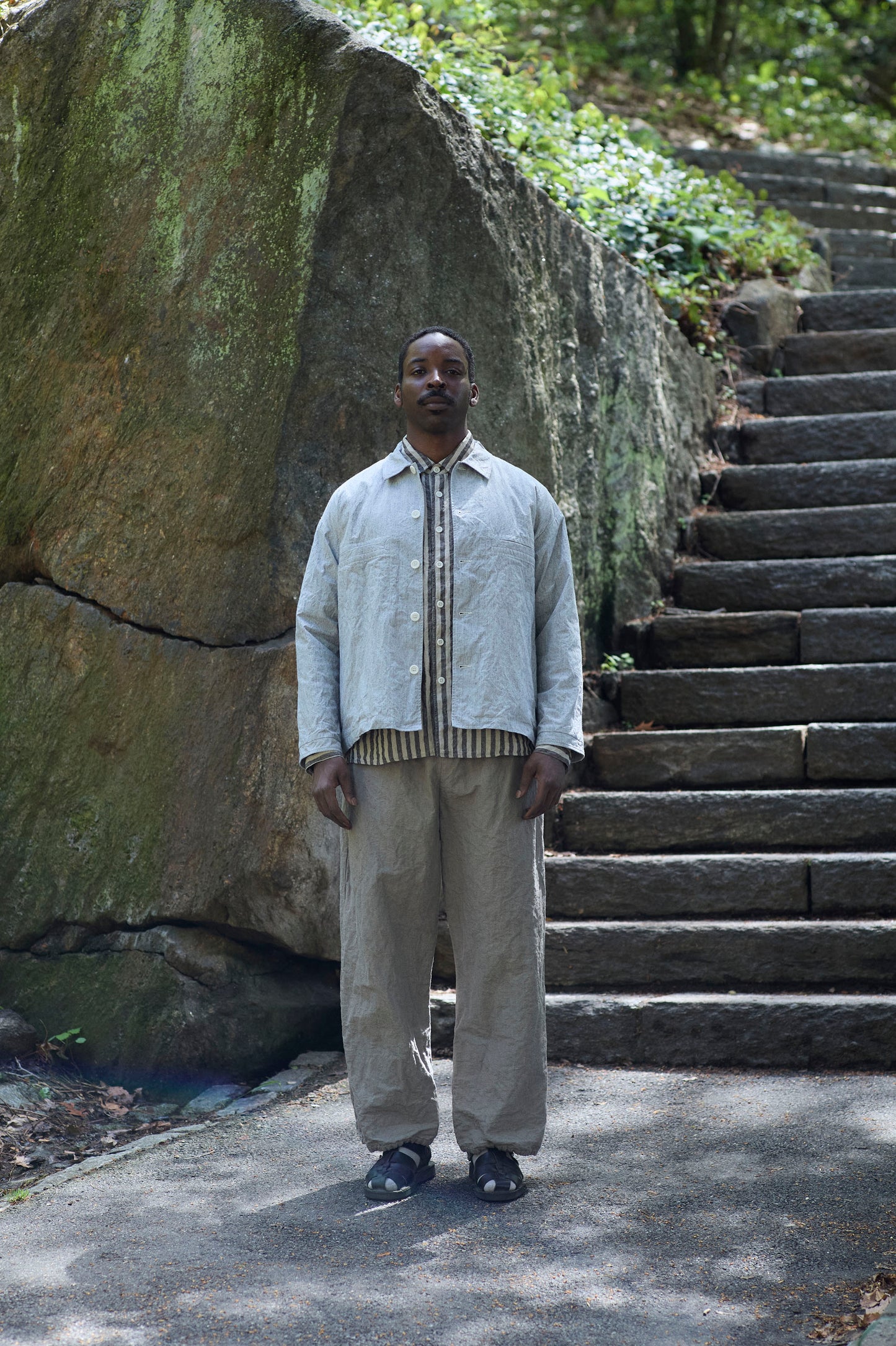 Work Shirt in Dotted Cotton