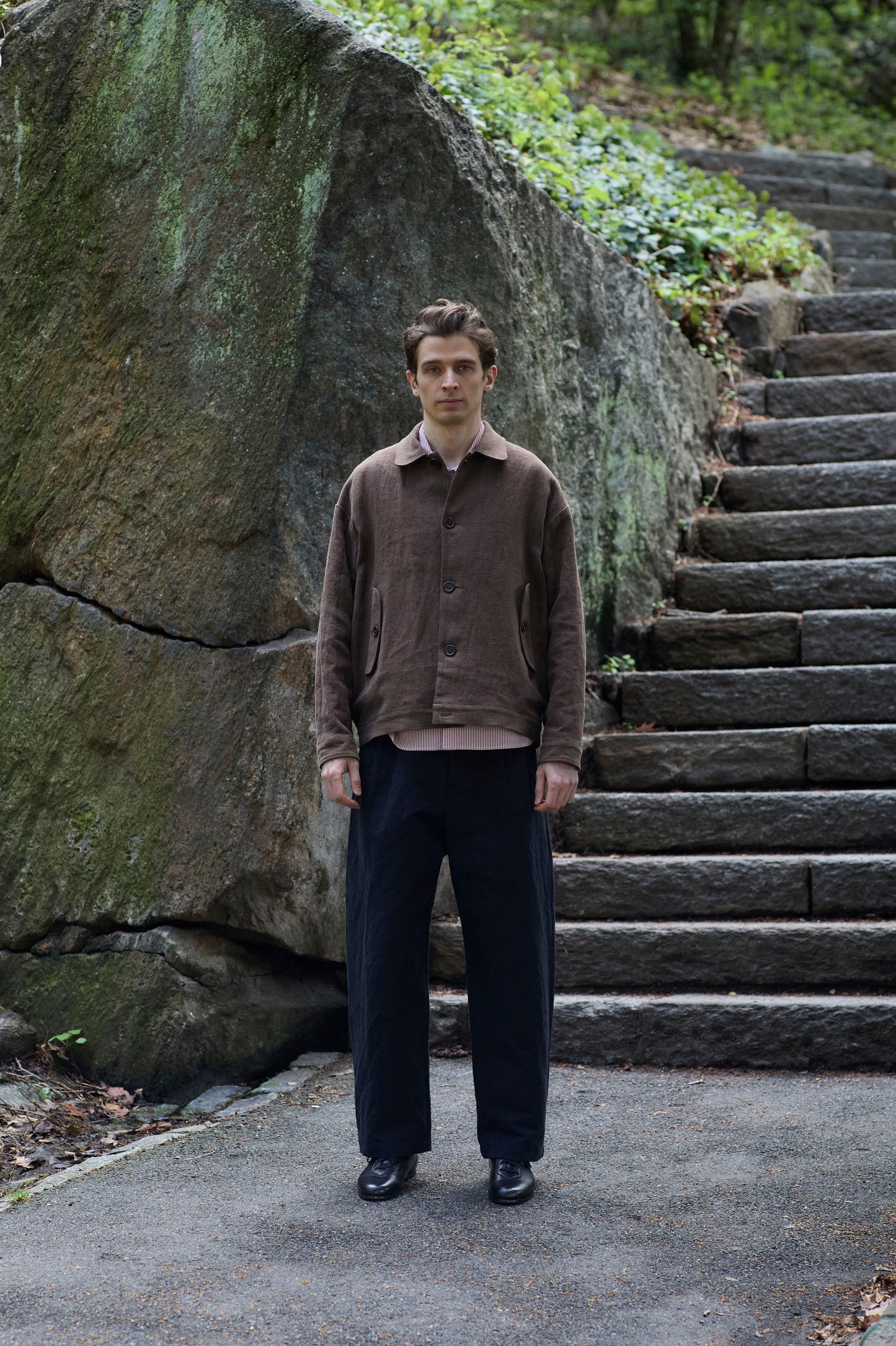 Dad's Jacket in Slub Linen
