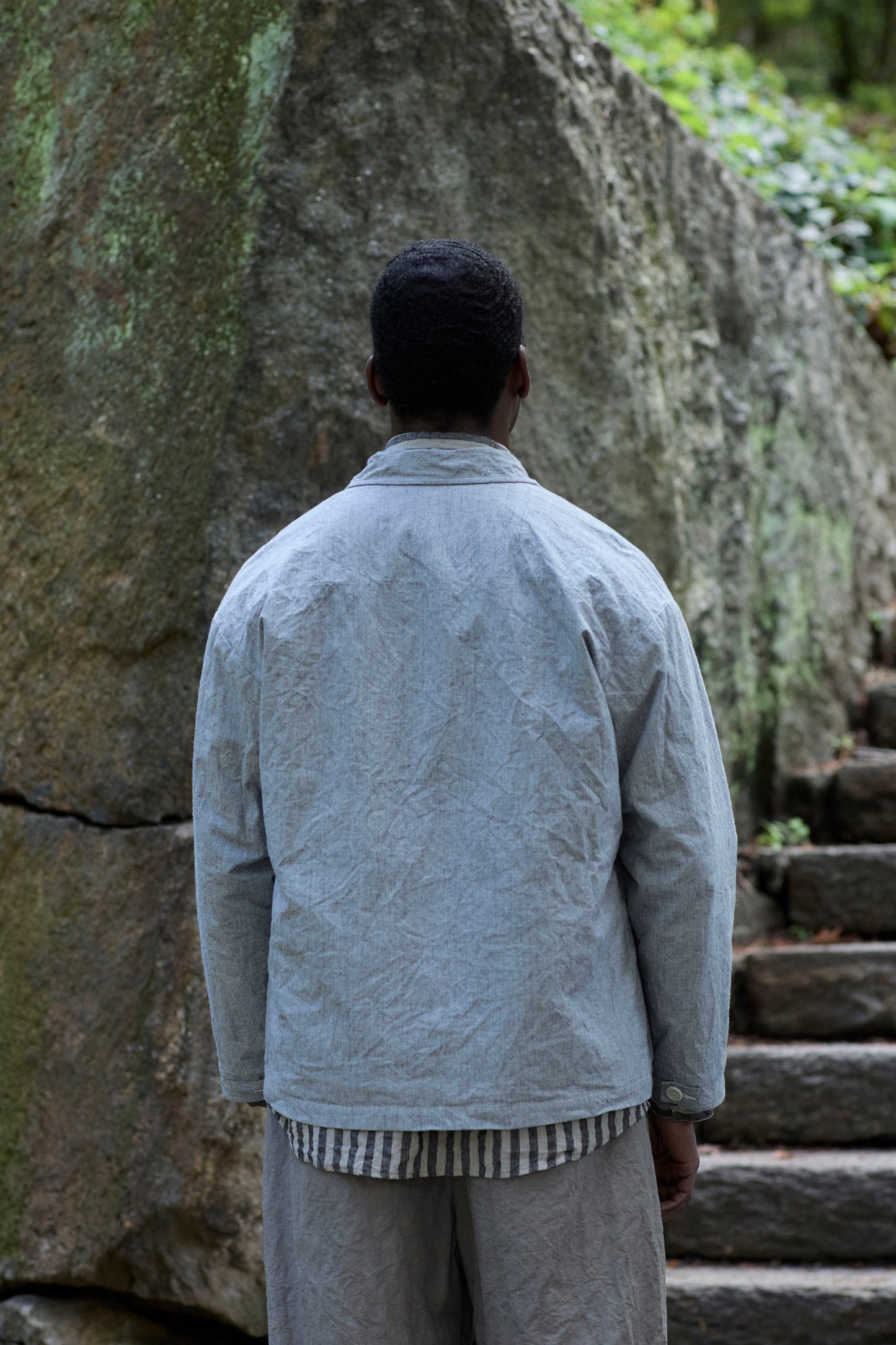 Work Shirt in Dotted Cotton