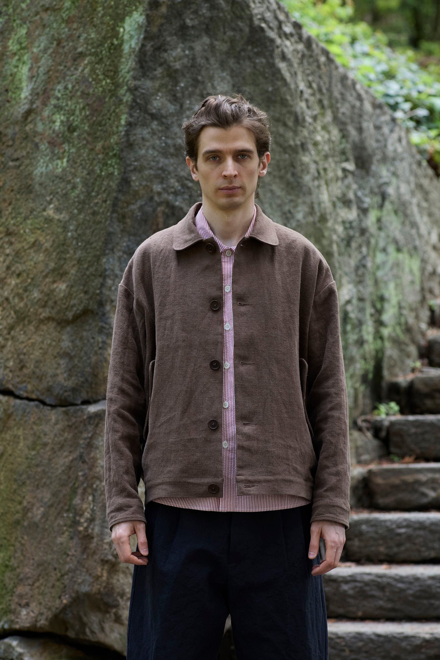 Dad's Jacket in Slub Linen