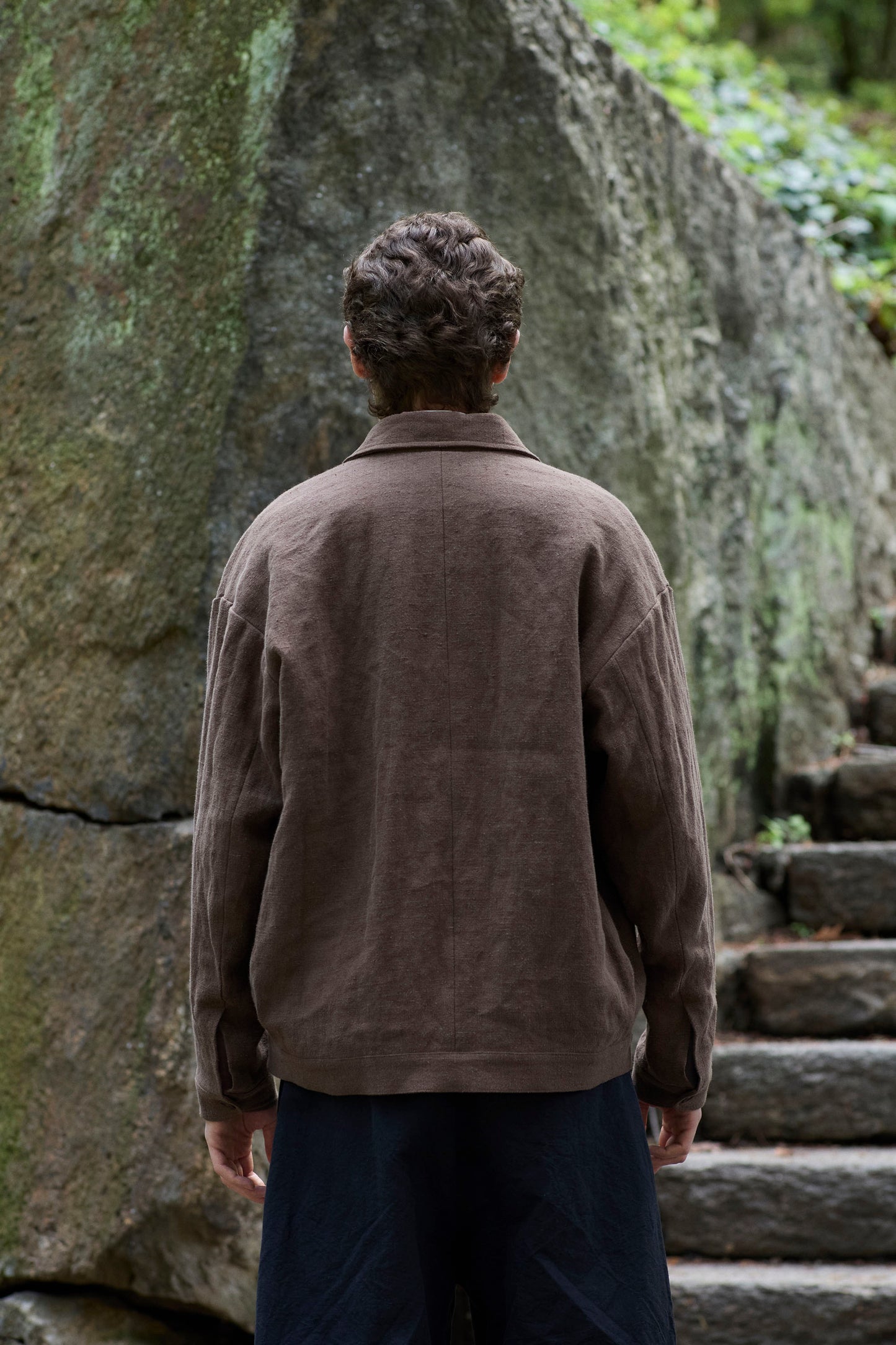 Dad's Jacket in Slub Linen