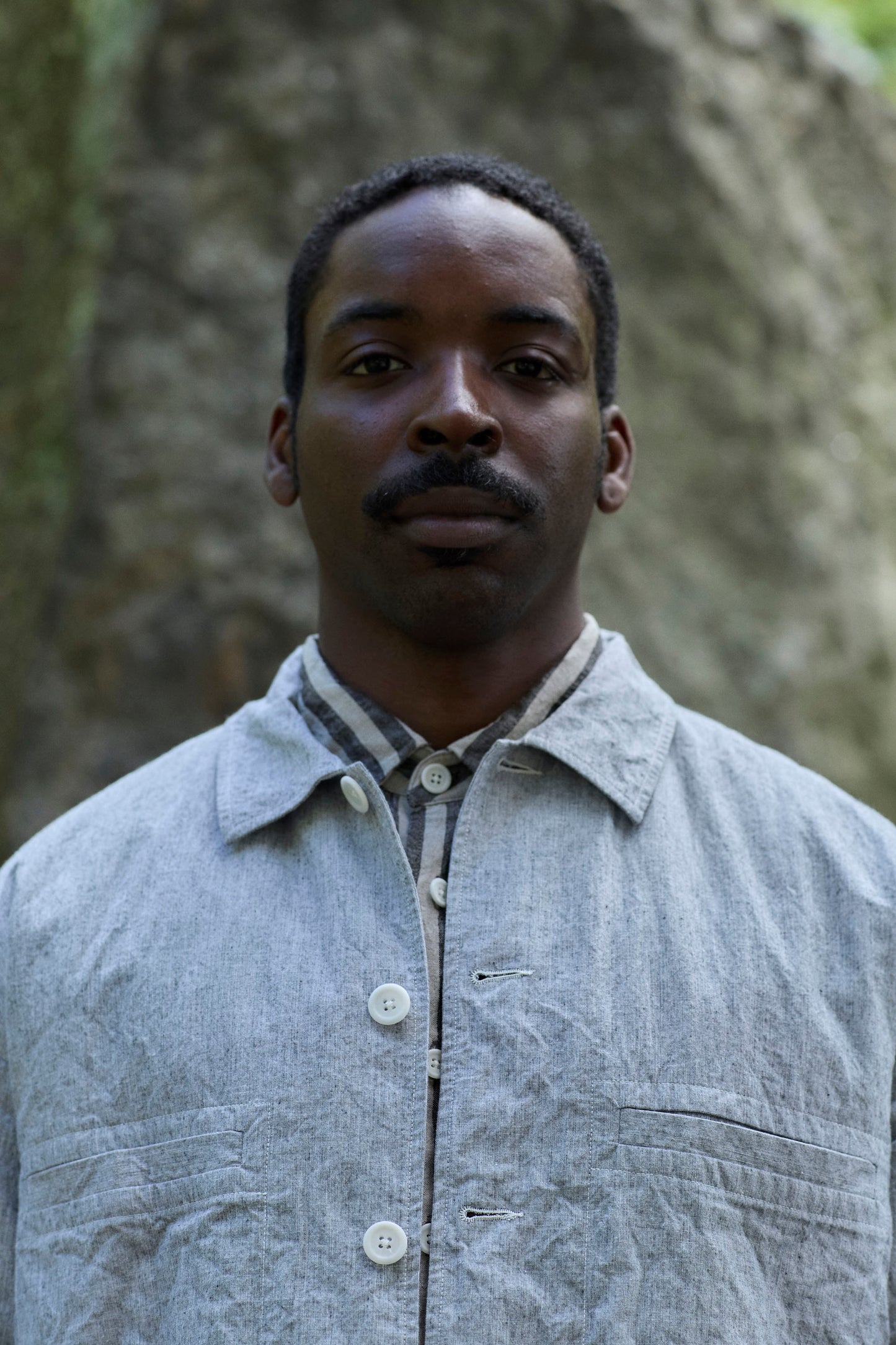 Work Shirt in Dotted Cotton