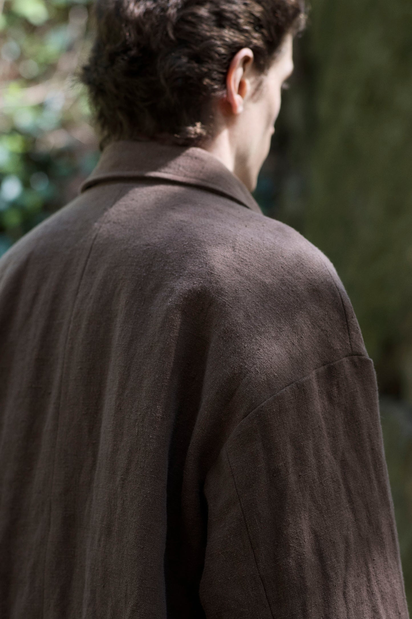 Dad's Jacket in Slub Linen