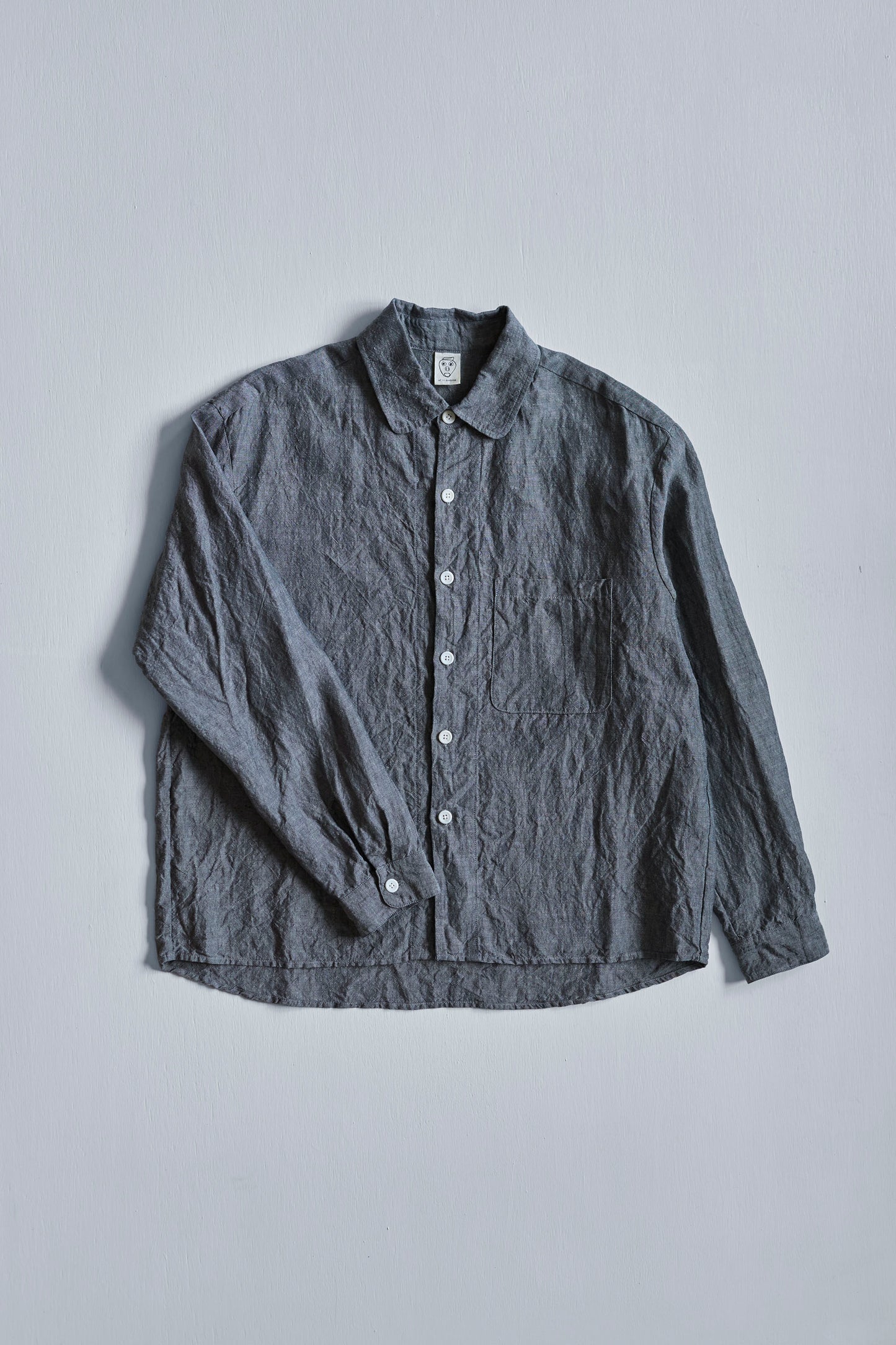 Tent Shirt in Speckled Linen