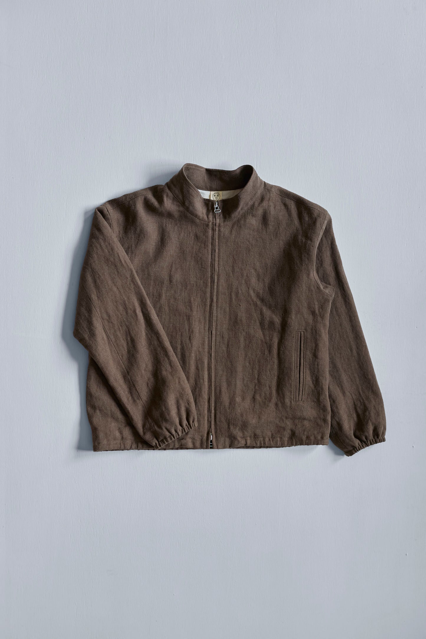 Slip Jacket in Slub Linen