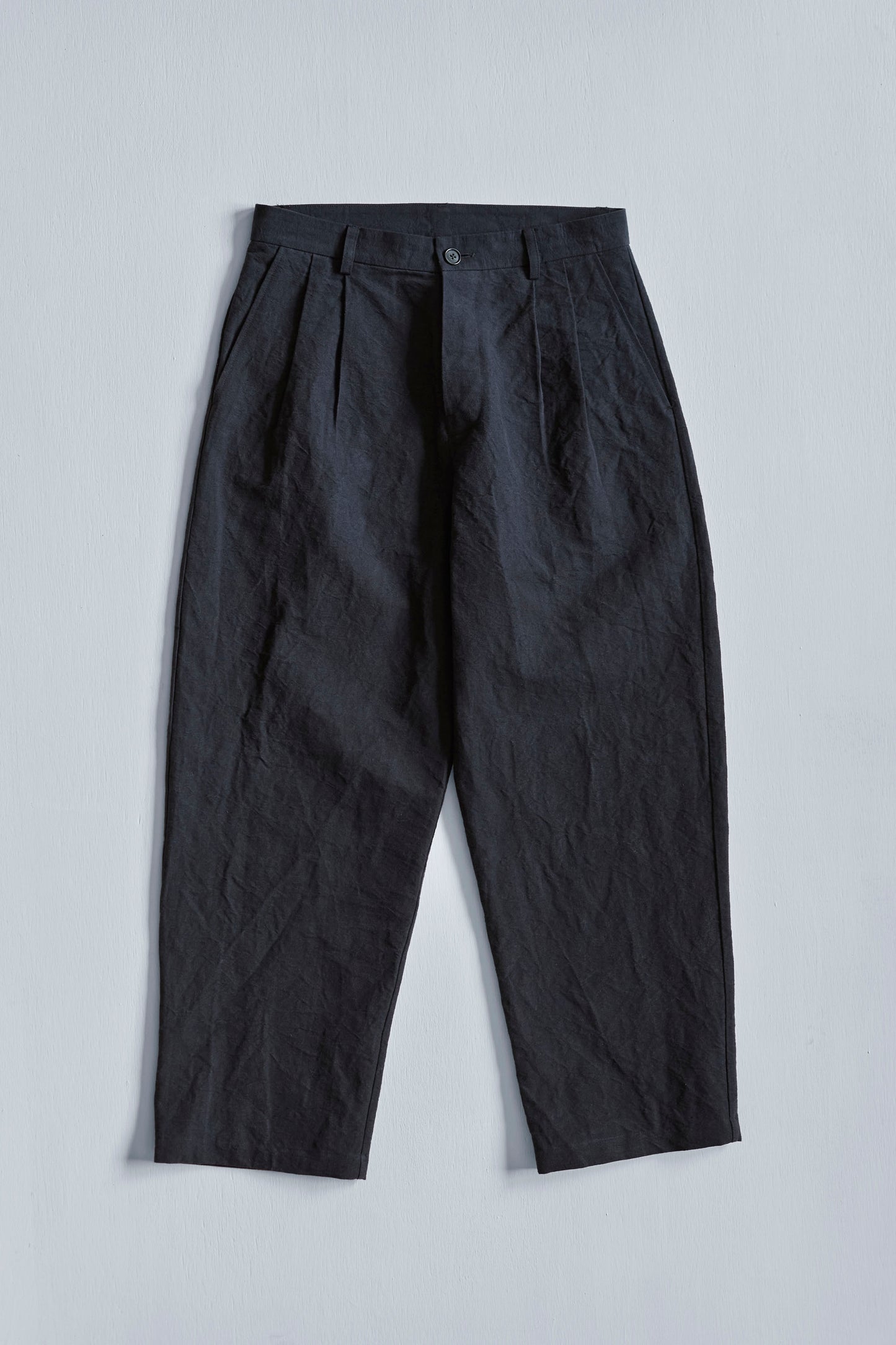 Dress Pants in Linen/Cotton Buff Cloth