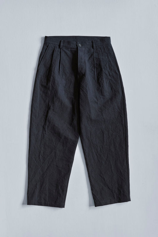 Dress Pants in Linen/Cotton Buff Cloth